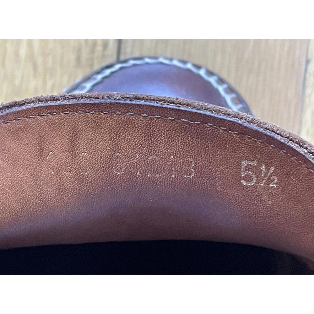 Gucci Brown Horsebit Driving Loafers Size 5.5 Womens Style No. 100 0424B - EUC - Picture 9 of 9